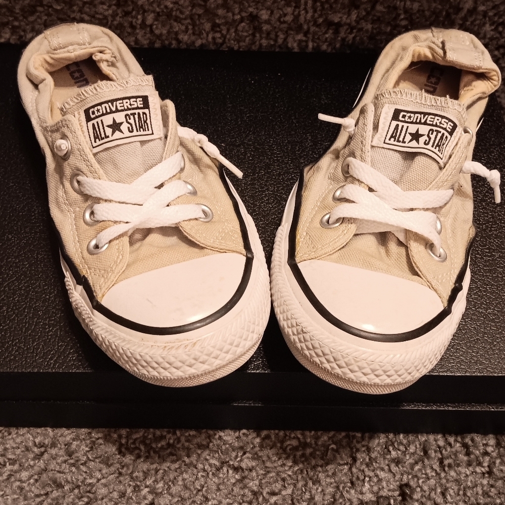 White Old School Converse